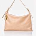 Borsa a spalla Marc Ellis Nevada M SA in pelle Moka Mousse