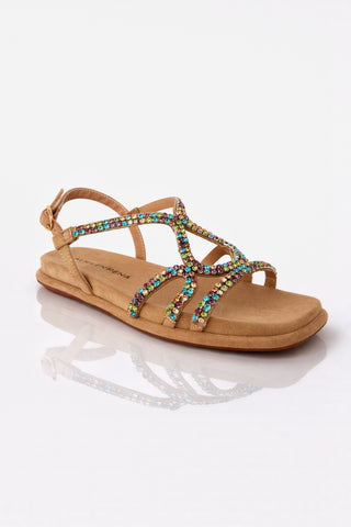 Sandalo basso Alma en Pena Diamond con cristalli multicolore