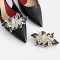 Clip gioiello Silver-Strass Nero
