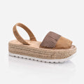 Minorchina Ria Platform Yute2 con frangia Onix Natural