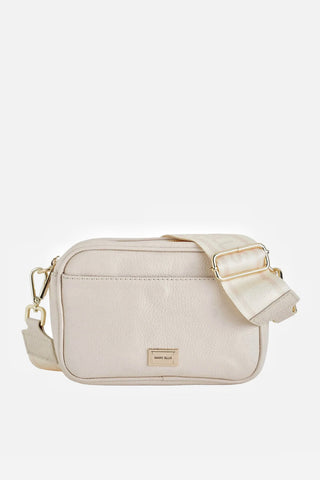 Borsa a tracolla Althea L Plate SA in pelle Beige