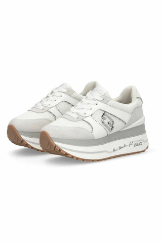 Sneaker Liu Jo Maxi Wonder Plus 02 super platform in pelle White