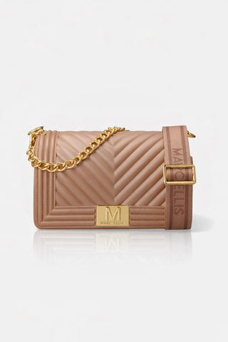 Borsa Marc Ellis Flat M 26 Moka Mousse