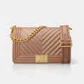Borsa Marc Ellis Flat M 26 Moka Mousse