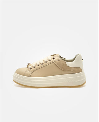 Apepazza Lifty15 - Sneaker in pelle Beige