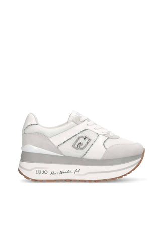 Sneaker Liu Jo Maxi Wonder Plus 02 super platform in pelle White