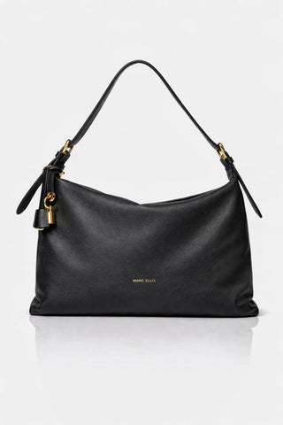 Borsa a spalla Marc Ellis Nevada M SA in pelle Black