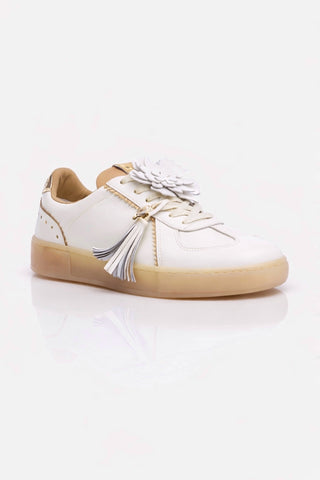Sneaker Gio+ Blue/Arianna in pelle Milk