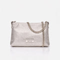 Borsa a bustina Marc Ellis Marlene Lux in pelle Argento