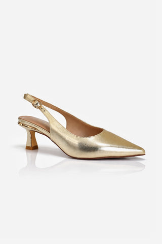 Slingback Diva Alma en Pena in pelle Platino