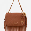 Borsa a spalla La Carrie Isabel grande Cuoio