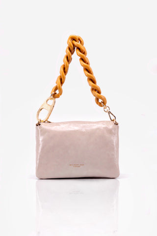 Borsa a spalla piccola Reflex in Naplak Sand