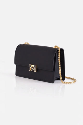 Borsa flat Supermee M Black/Light Gold