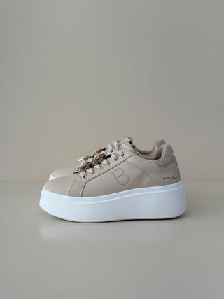 Elettra Beige Fiori Strass