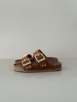 Chloe BIO501 Natural Nubuck stras