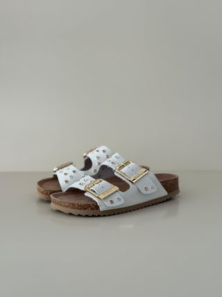 Chloe BIO501 White Nubuck stras