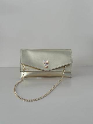 Pochette A1054 busta Swarovsky Platino