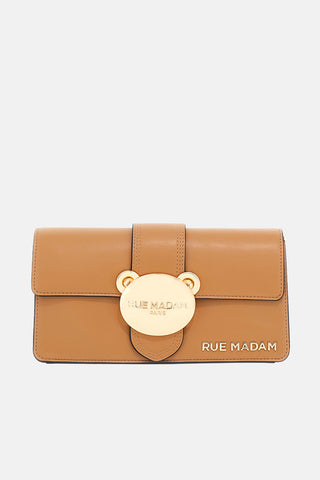 Borsa a tracolla Teddy IT-BAG Soft Cognac