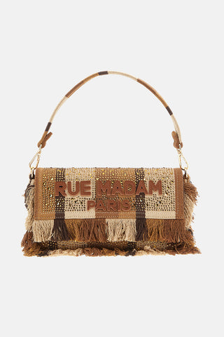 Borsa a tracolla con strass Casablanca Shoulder