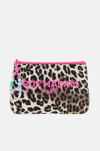 Pochette RM Summer Clutch Leopard/Fuxia