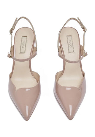 Slingback Demi LJ in vernice Nude