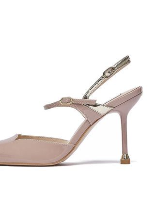 Slingback Demi LJ in vernice Nude