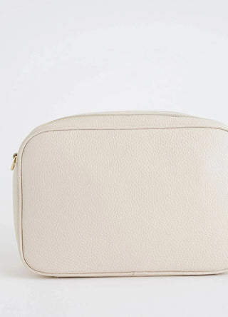 Borsa a tracolla Althea L Plate SA in pelle Beige