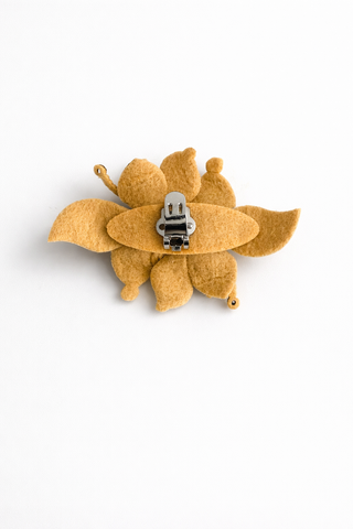 Clip gioiello Gold-Strass Platino