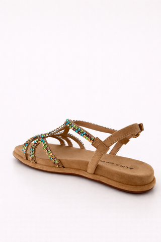 Sandalo basso Alma en Pena Diamond con cristalli multicolore