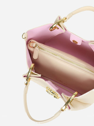 Amy Bijoux – Borsa a mano in pelle Beige