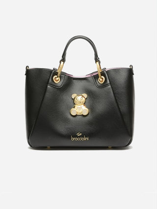 Amy Bijoux – Borsa a mano in pelle Nero