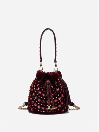 Andromeda – Bucket bag piccolo Burgundy