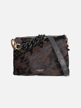 Reflex Cavallino – Borsa a spalla grande in pelle Choccolate