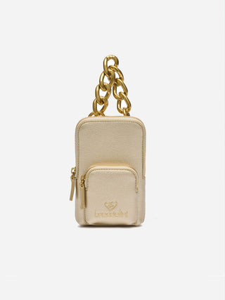 Jinny Jewels – Borsa a tracolla in pelle Platino