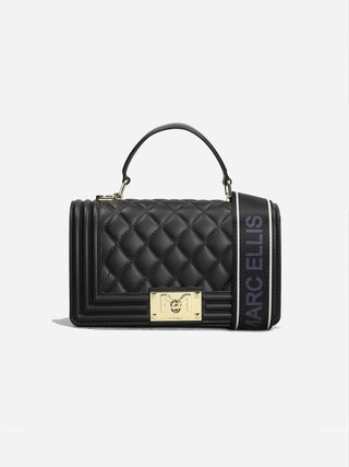 FLAT SQUARE M - Black / Light Gold