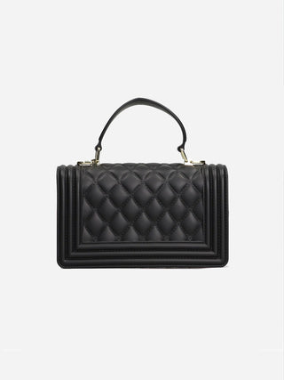 FLAT SQUARE M - Black / Light Gold