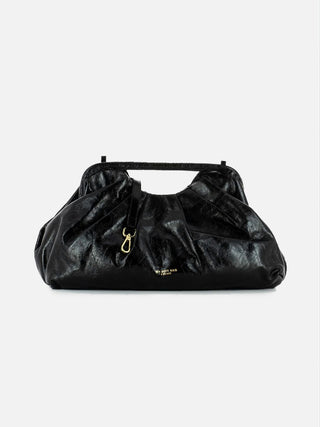 Janine – Shopping bag in pelle Nero