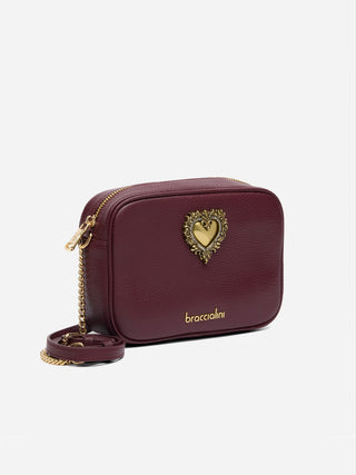 Jinny Leather – Borsa a tracolla in pelle Bordeaux