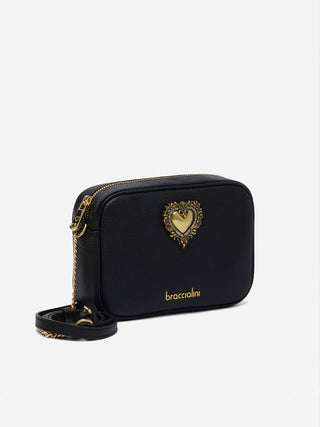 Jinny Leather – Borsa a tracolla in pelle Nero