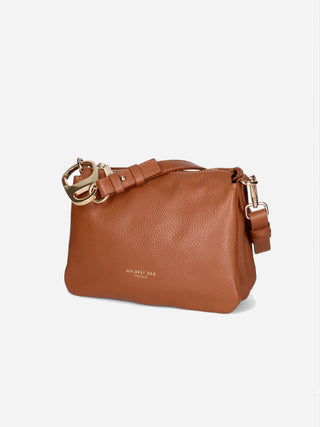 Reflex Dollaro – Borsa a spalla piccola in pelle Lion Cuoio