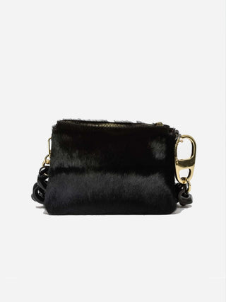 Reflex Cavallino – Borsa a spalla piccola in pelle Choccolate