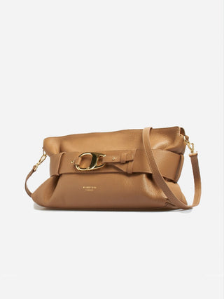 Margot – Tote bag media in pelle Caramel
