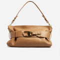Margot – Tote bag media in pelle Caramel