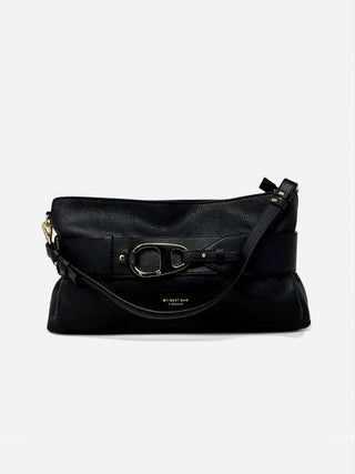 Margot – Tote bag media  in pelle Black