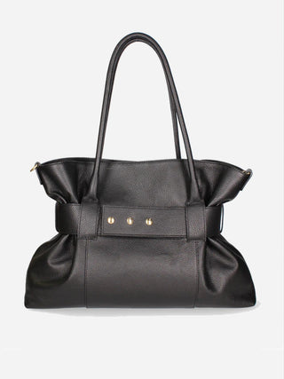 Margot – Tote bag grande in pelle Nera