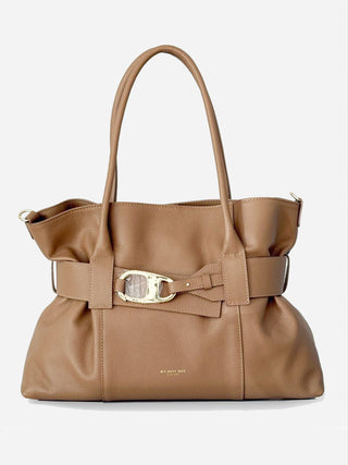 Margot – Tote bag grande in pelle Caramel