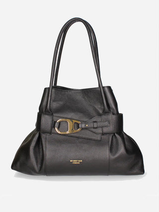 Margot – Tote bag grande in pelle Nera