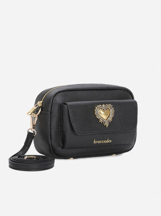 Jinny Leather – Borsa a tracolla in pelle Nero