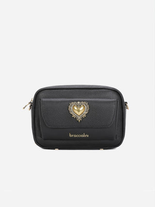 Jinny Leather – Borsa a tracolla in pelle Nero