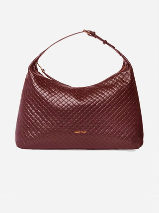 VICTORIA PLOT – Borsa in pelle Rubino/Gold